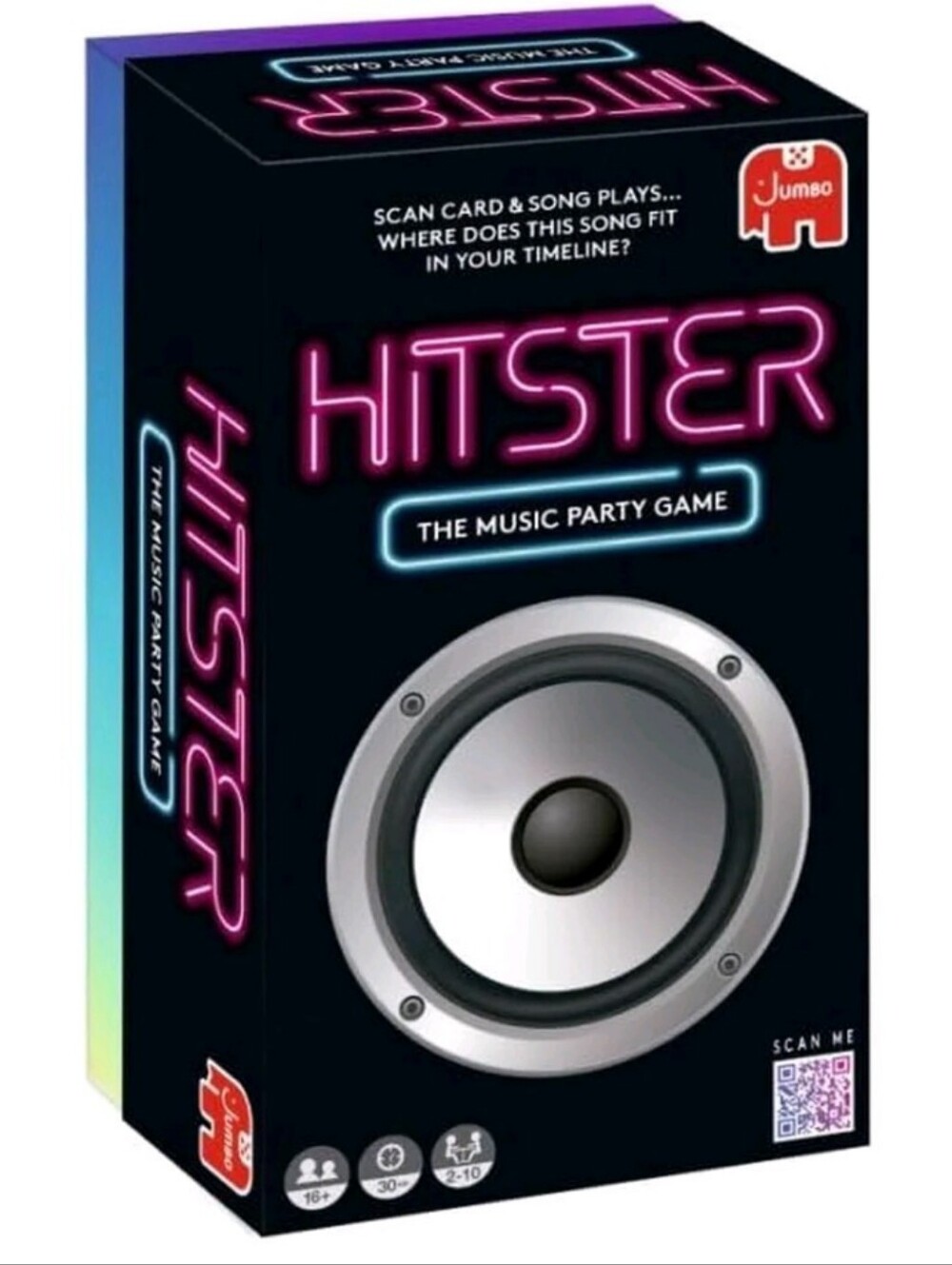 Hitster - The Music Party Card Game, Fun Music Card Game, 2-10 Players